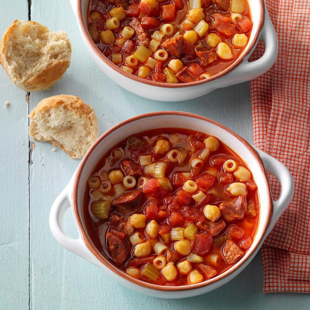 Chorizo and Chickpea Soup Chorizo and Chickpea Soup