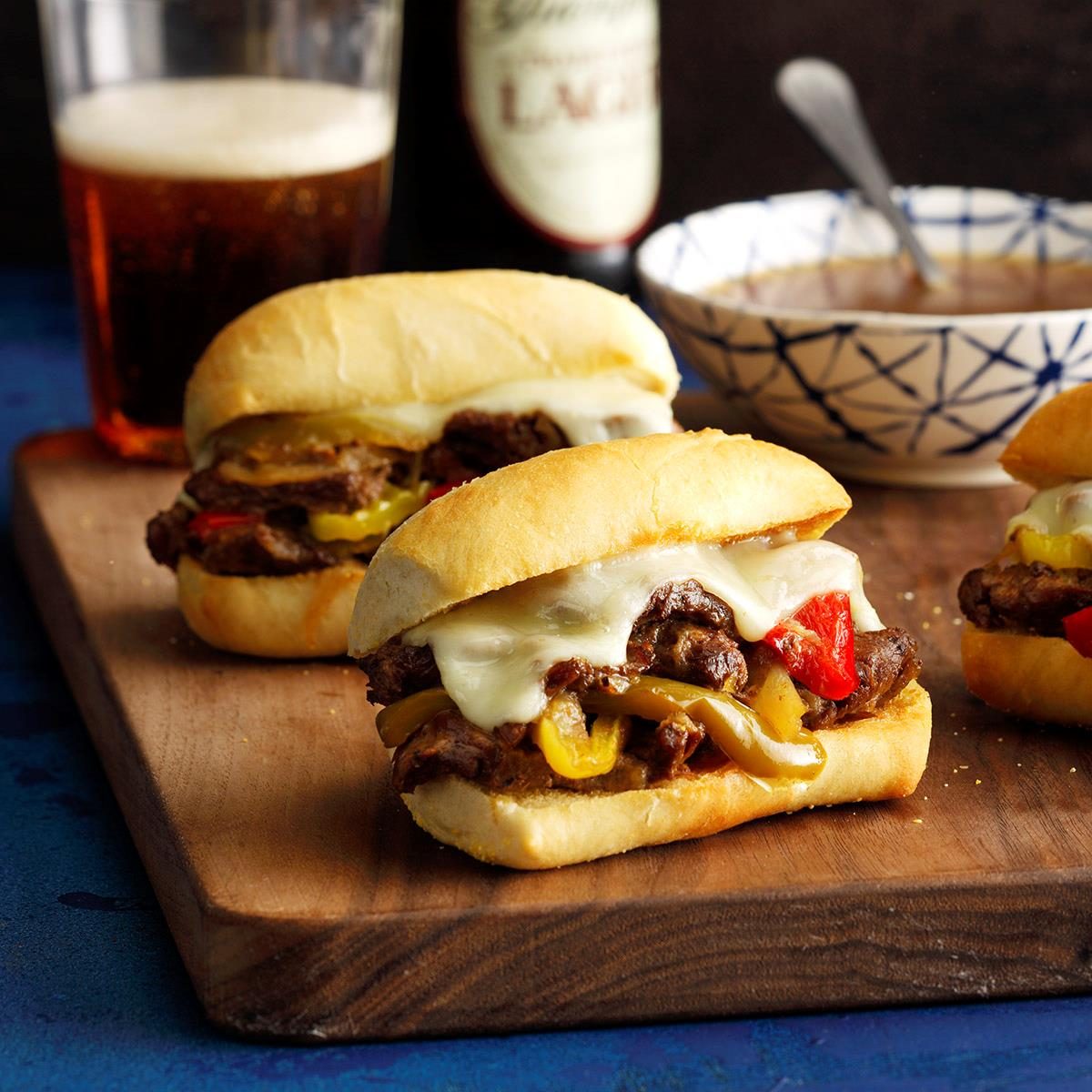 Instant Pot Philly Cheesesteak Sandwiches