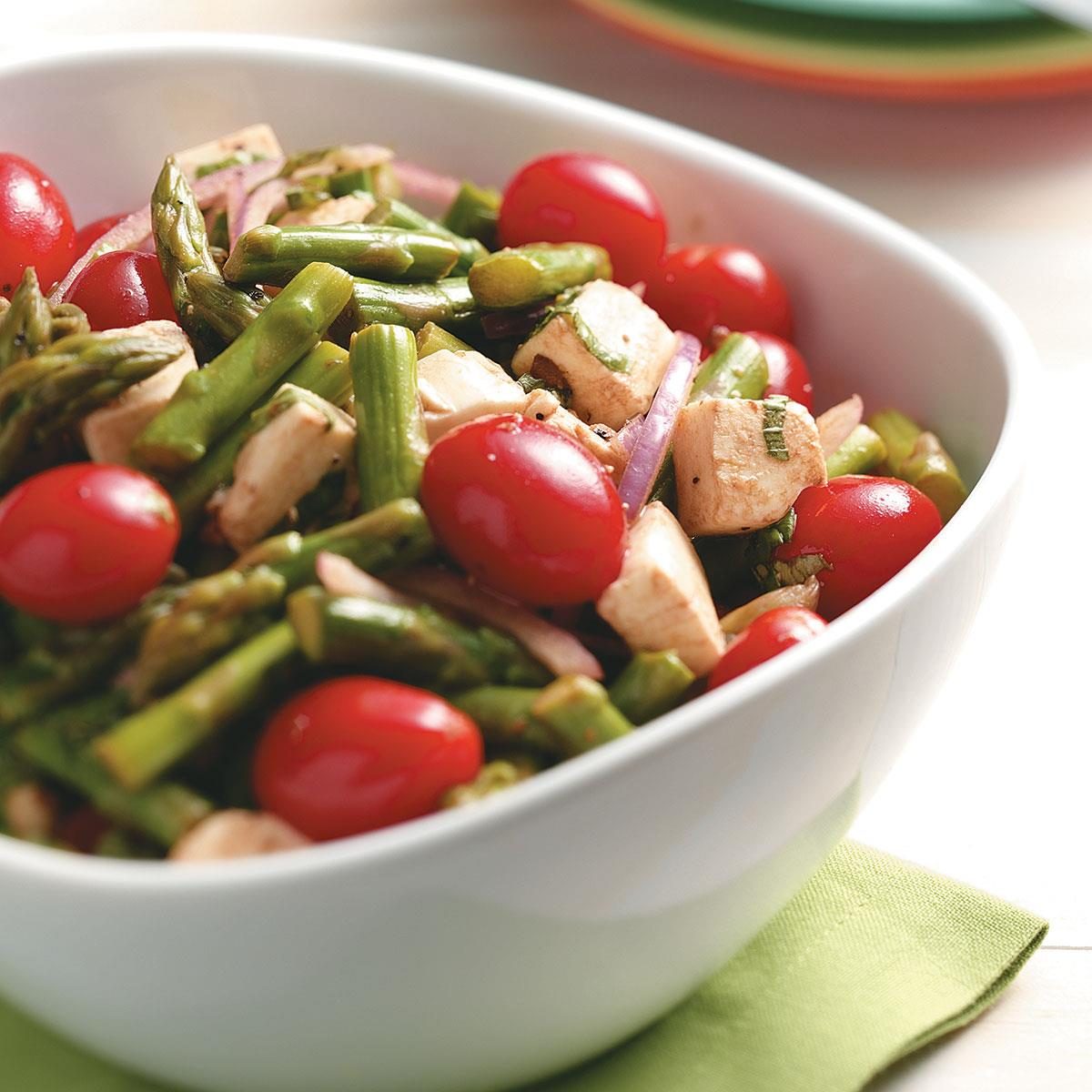 Asparagus Mozzarella Salad