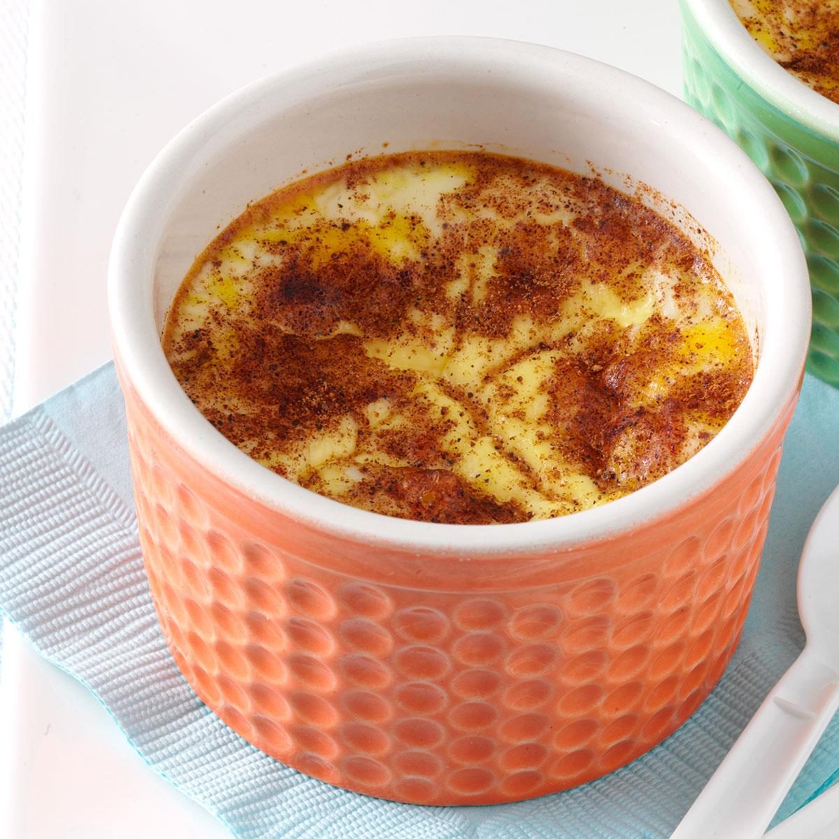 Baked Custard with Cinnamon