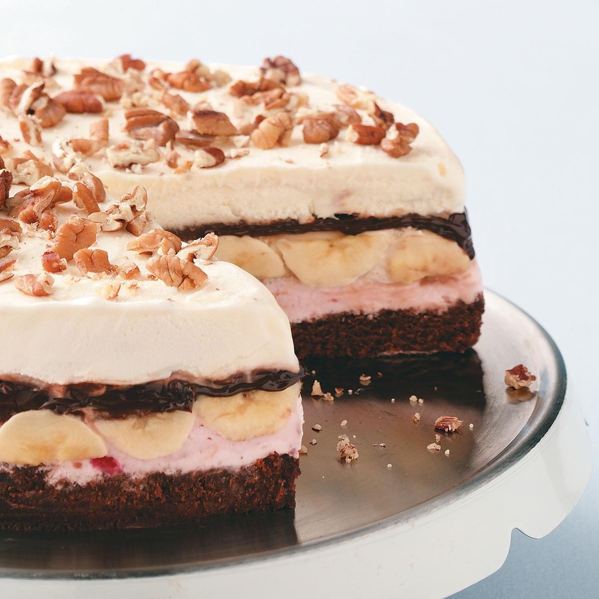 Banana Split Brownie Cake Banana Split Brownie Cake