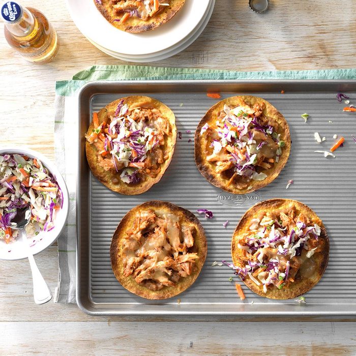 Barbecue Chicken Tostadas Barbecue Chicken Tostadas