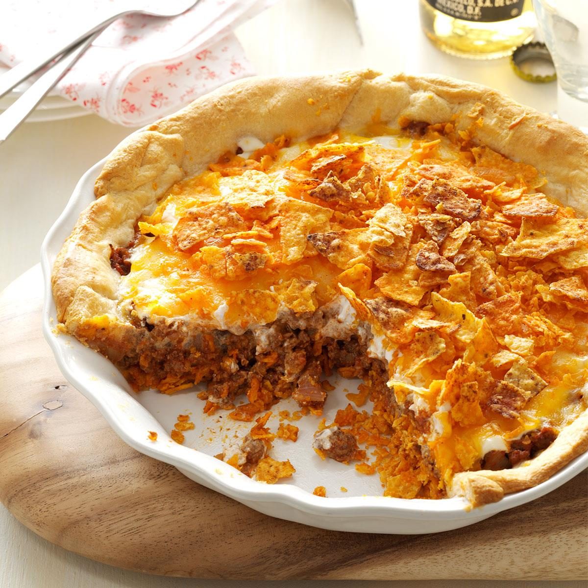 Beef Nacho Pie