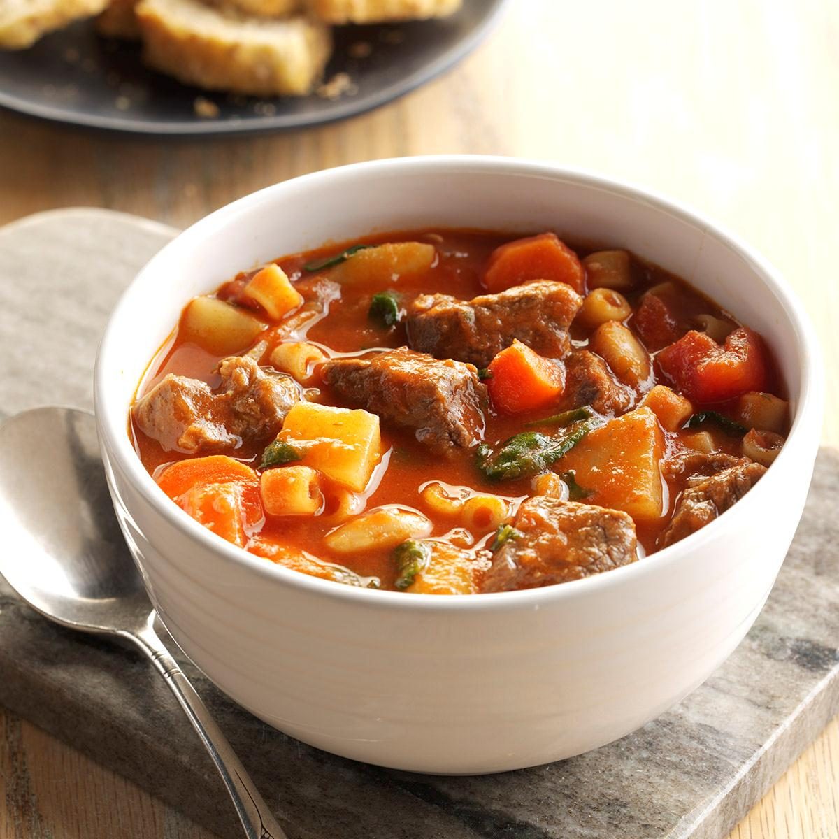Beef Stew with Pasta