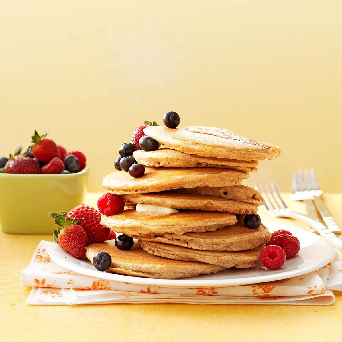 Better-For-You Buttermilk Pancakes