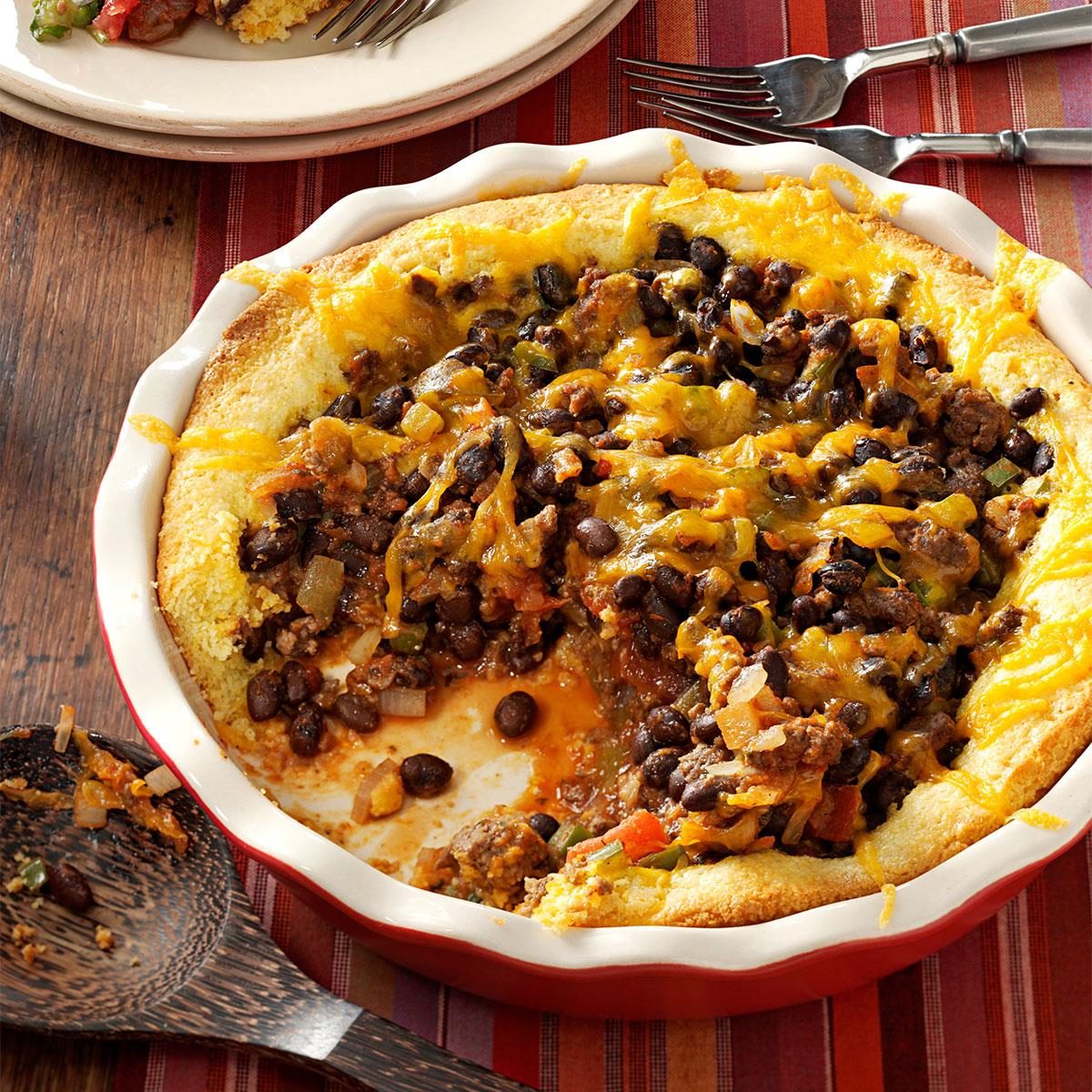 Black Bean Tamale Pie