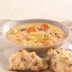 Cheesy Cauliflower and Potato Soup