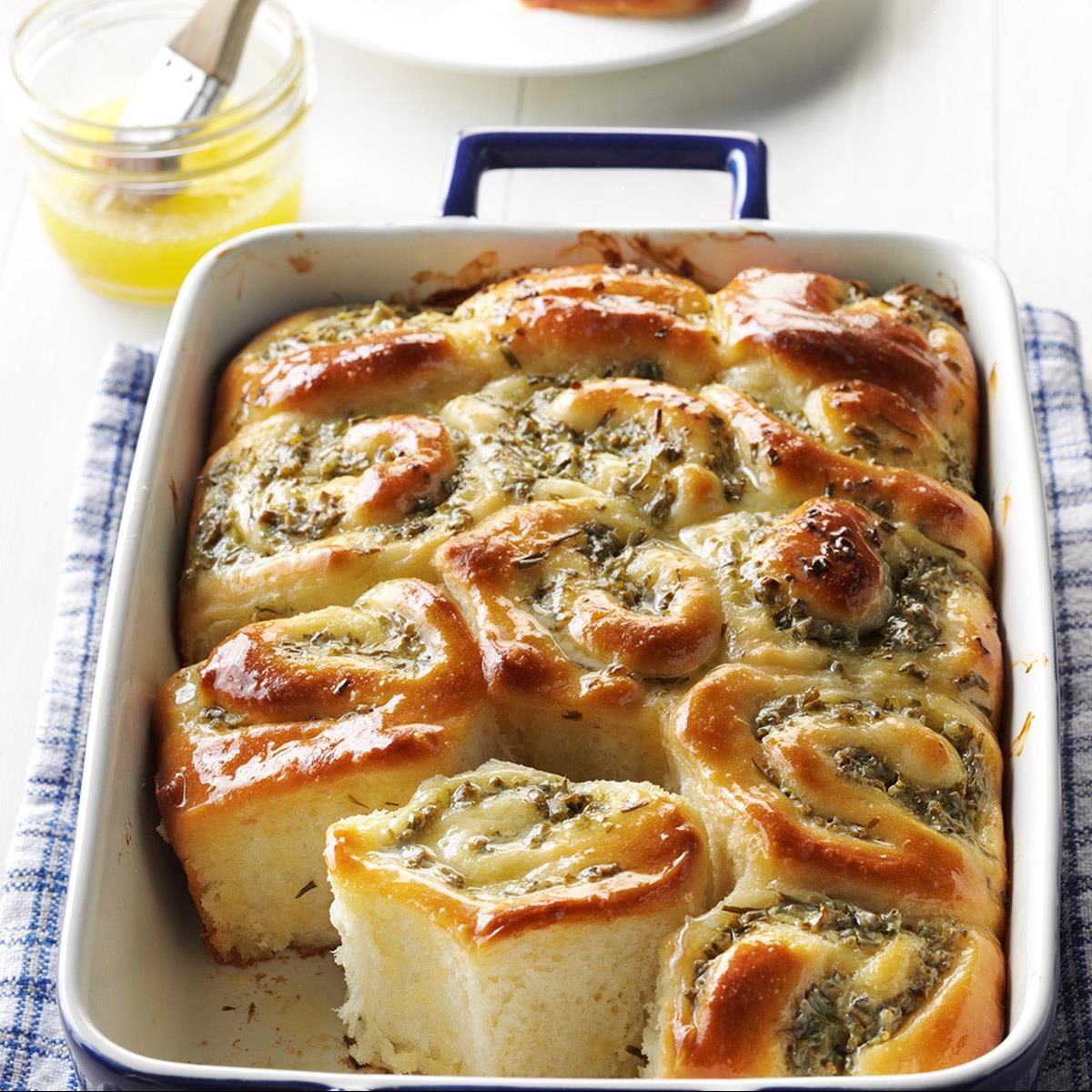 Chive Pinwheel Rolls