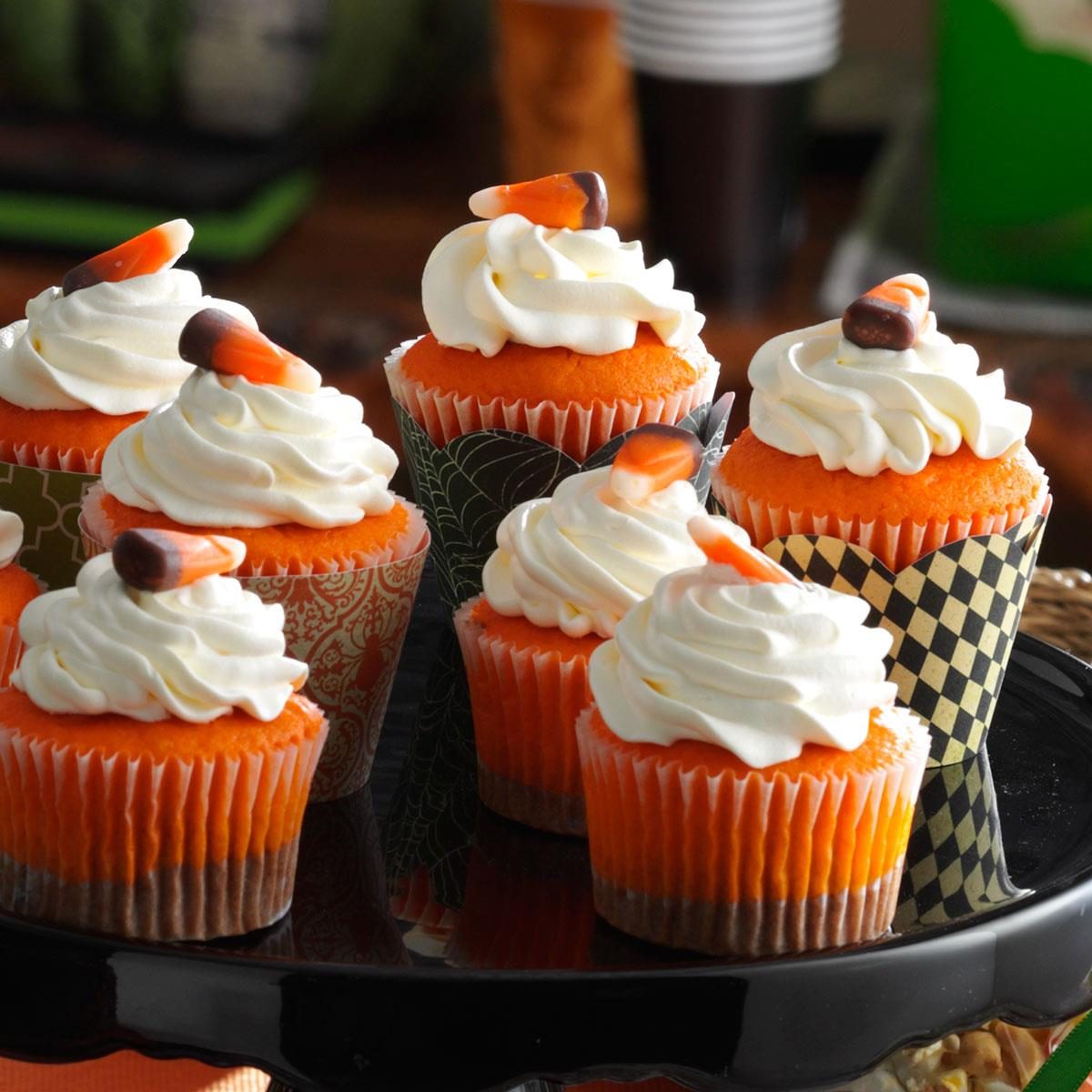 Chocolate Candy Corn Cupcakes Chocolate Candy Corn Cupcakes