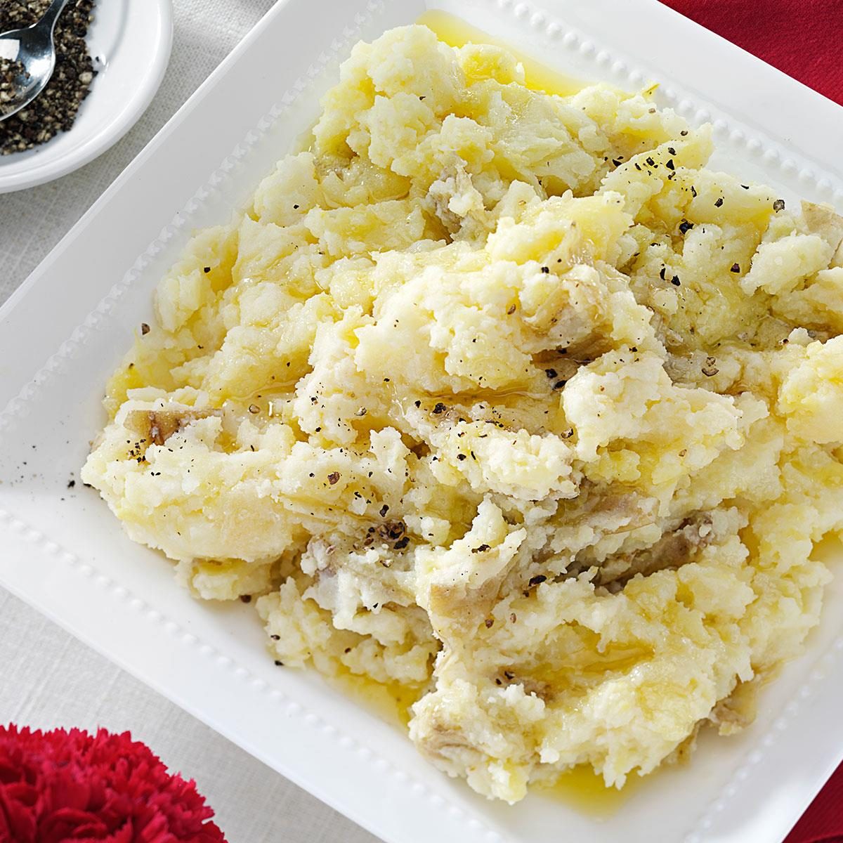 Chunky Garlic Mashed Potatoes