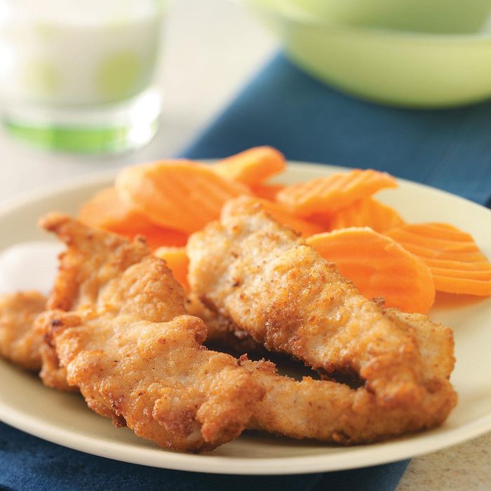 Crispy chicken fingers