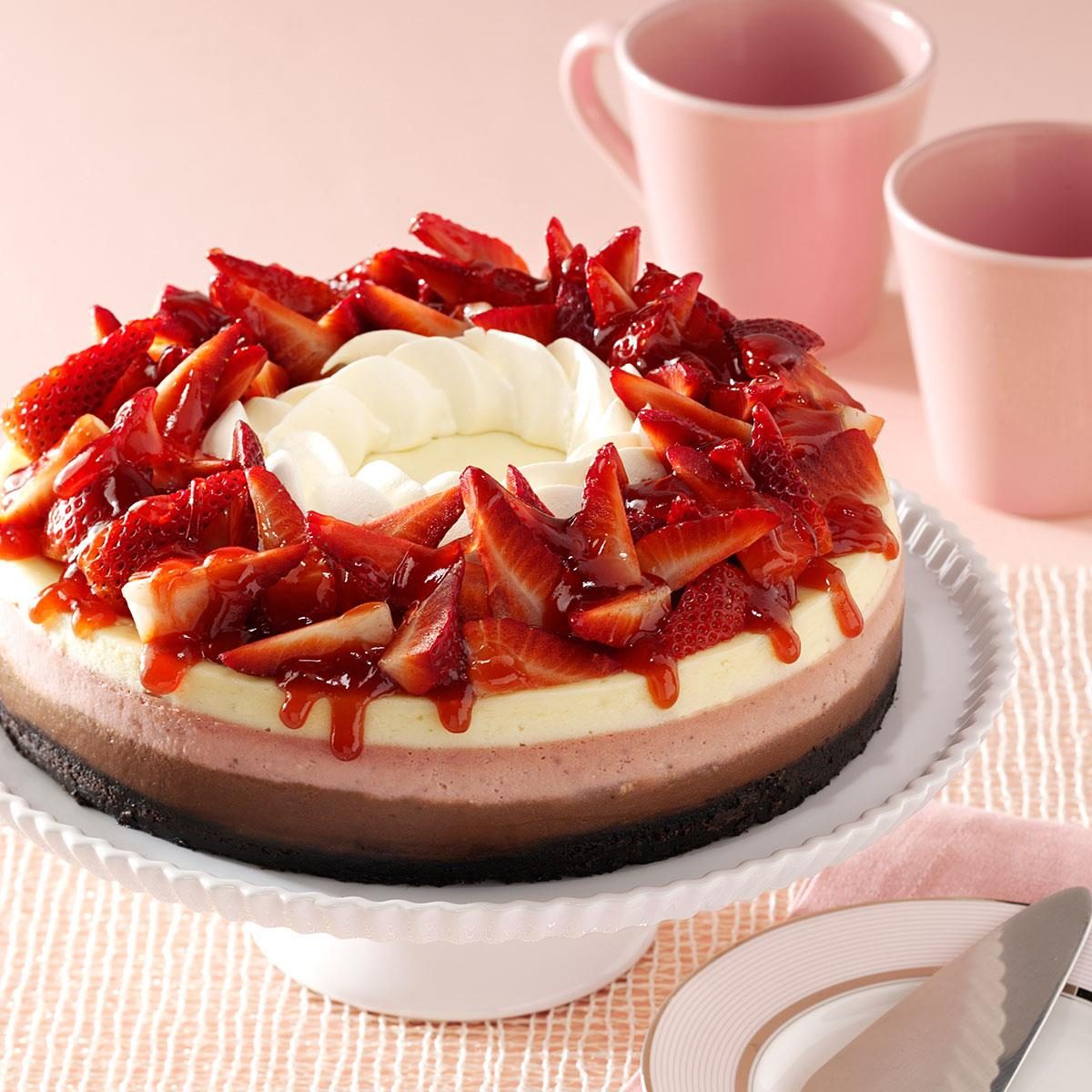 Neapolitan Cheesecake