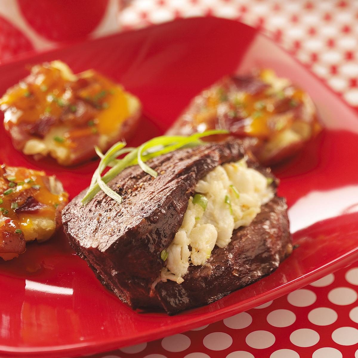 Crab-Stuffed Filet Mignon