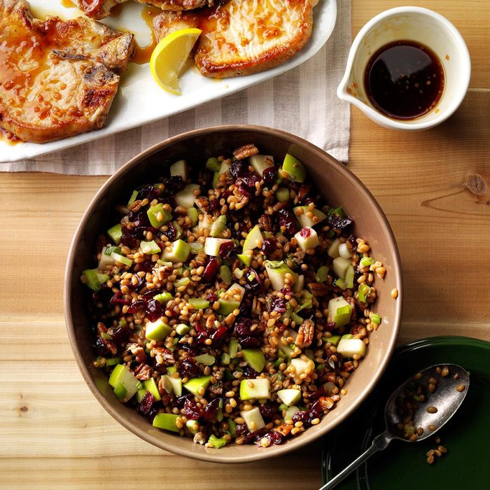 Cranberry-Pecan Wheat Berry Salad Cranberry-Pecan Wheat Berry Salad