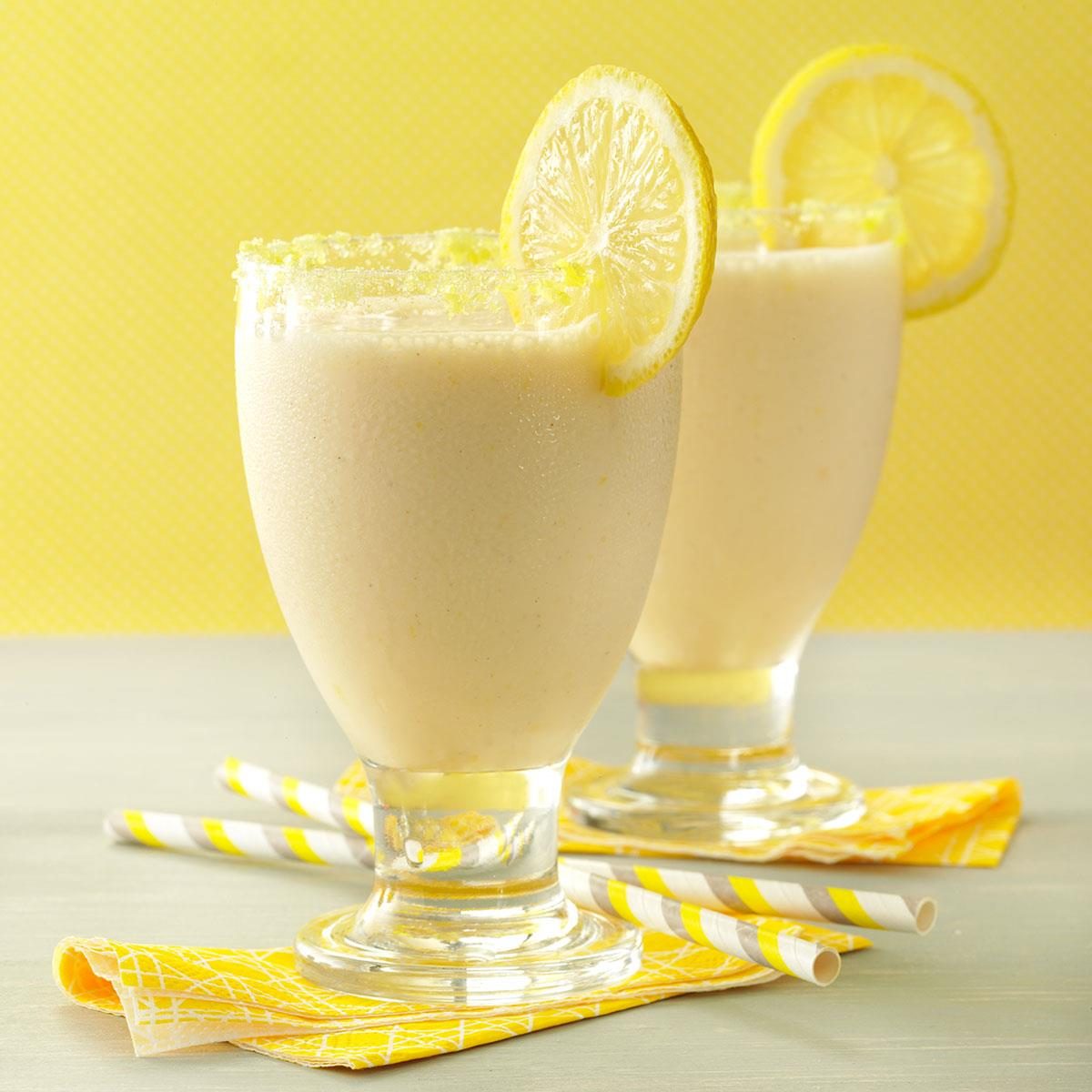 Creamy Lemon Milkshakes
