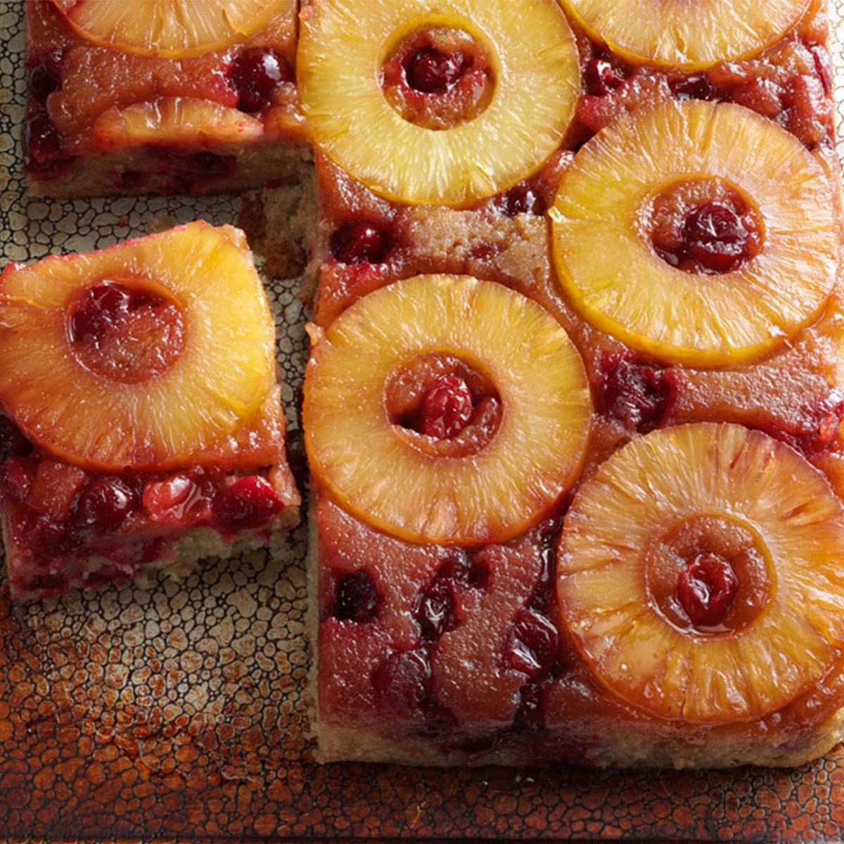 Cranberry Pineapple Upside-Down Cake Cranberry Pineapple Upside-Down Cake