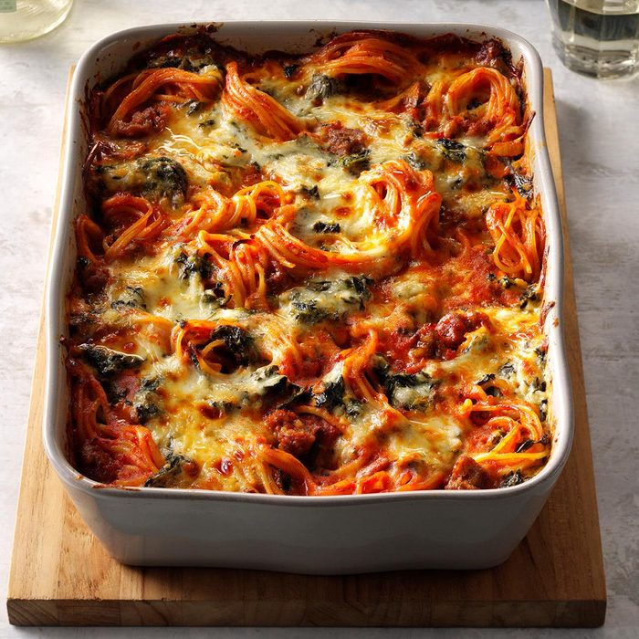 Florentine Spaghetti Bake Florentine Spaghetti Bake
