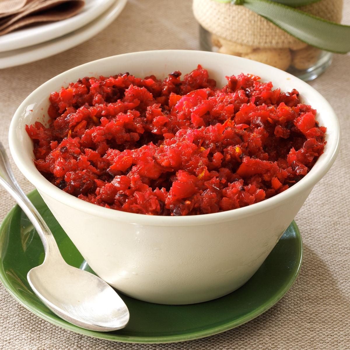 Fresh Ginger Cranberry Relish