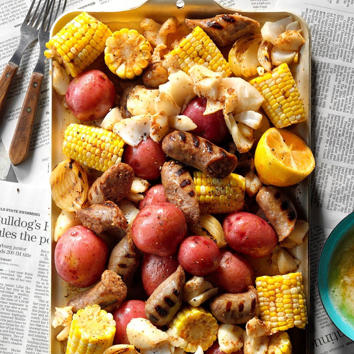 German Brat Seafood Boil German Brat Seafood Boil