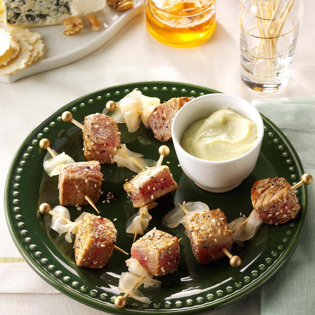 Ginger-Tuna Kabobs