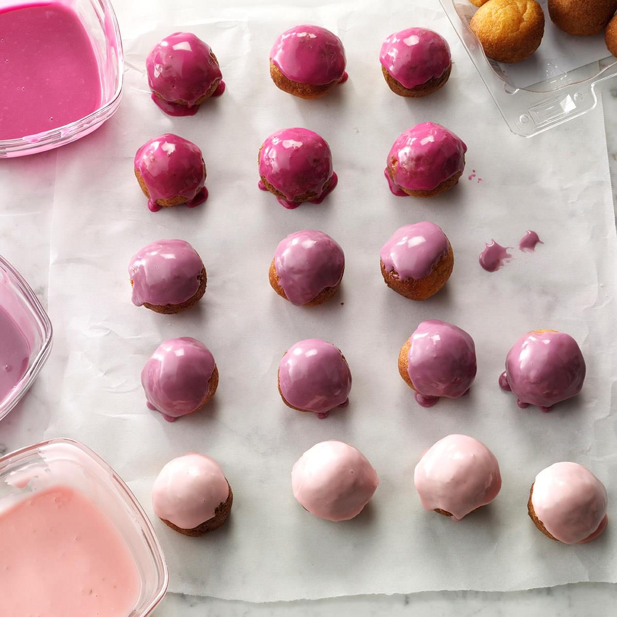 Glazed Doughnut Holes Glazed Doughnut Holes