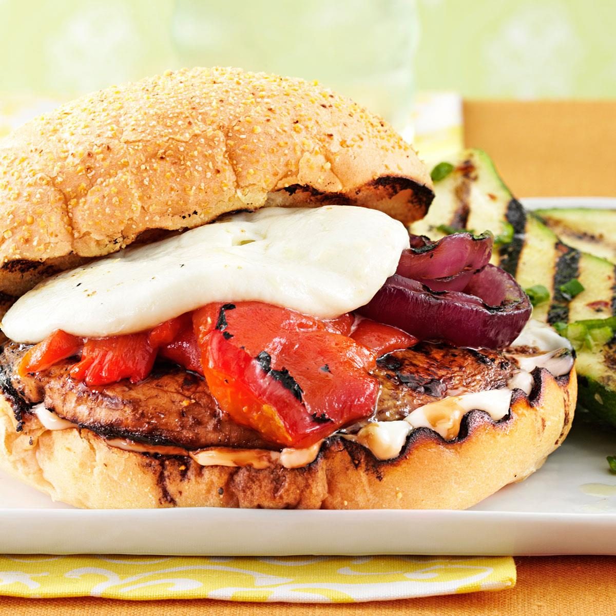 Grilled Portobello Burgers