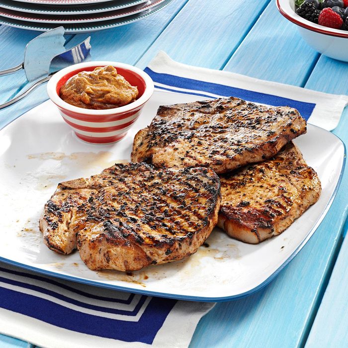 Grilled Whiskey Chops Grilled Whiskey Chops