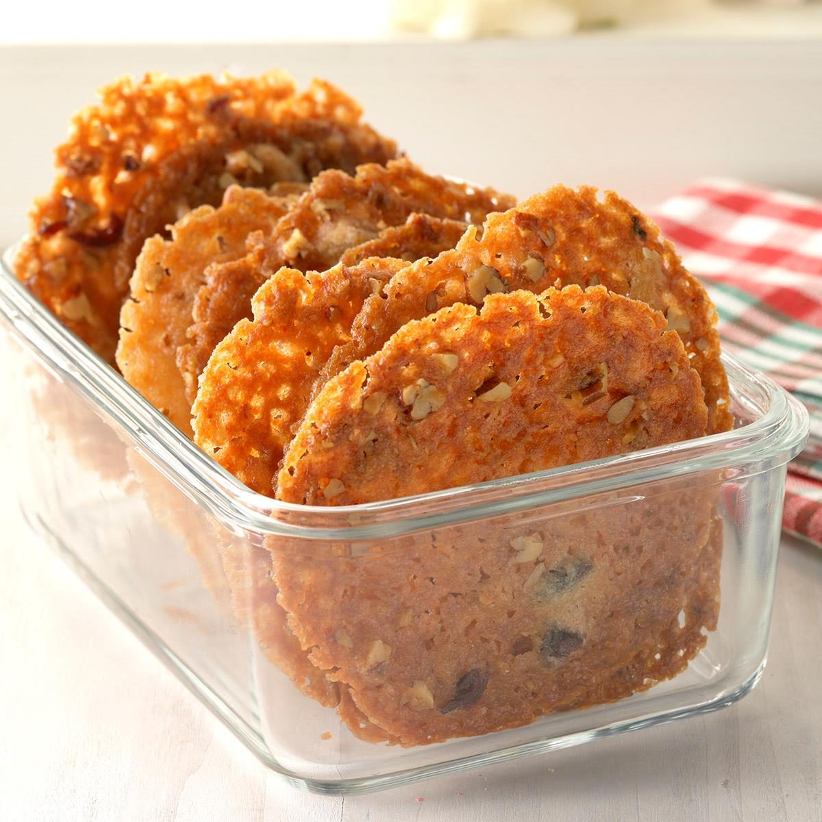 Holiday Lace Cookies