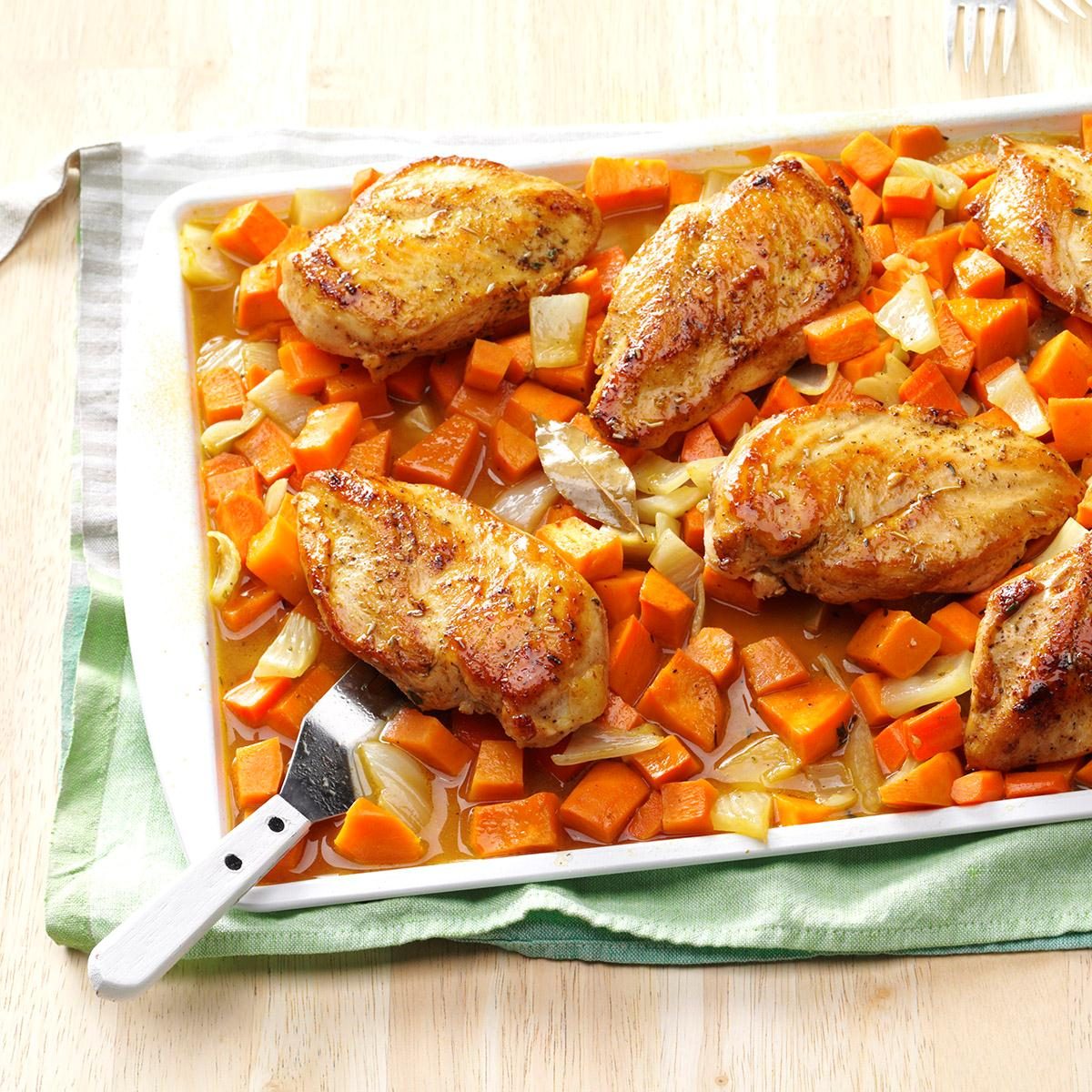 Honey-Roasted Chicken & Root Vegetables Honey-Roasted Chicken & Root Vegetables