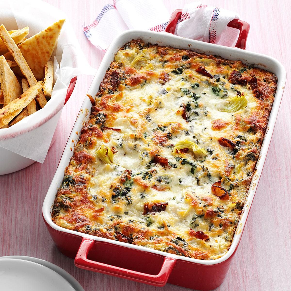 Hot Collards and Artichoke Dip