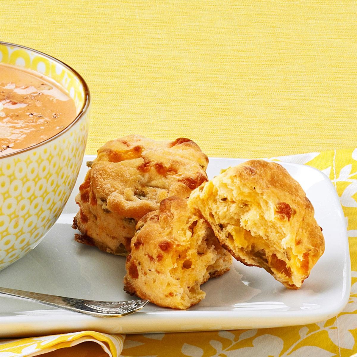 Jalapeno Cheddar Biscuits