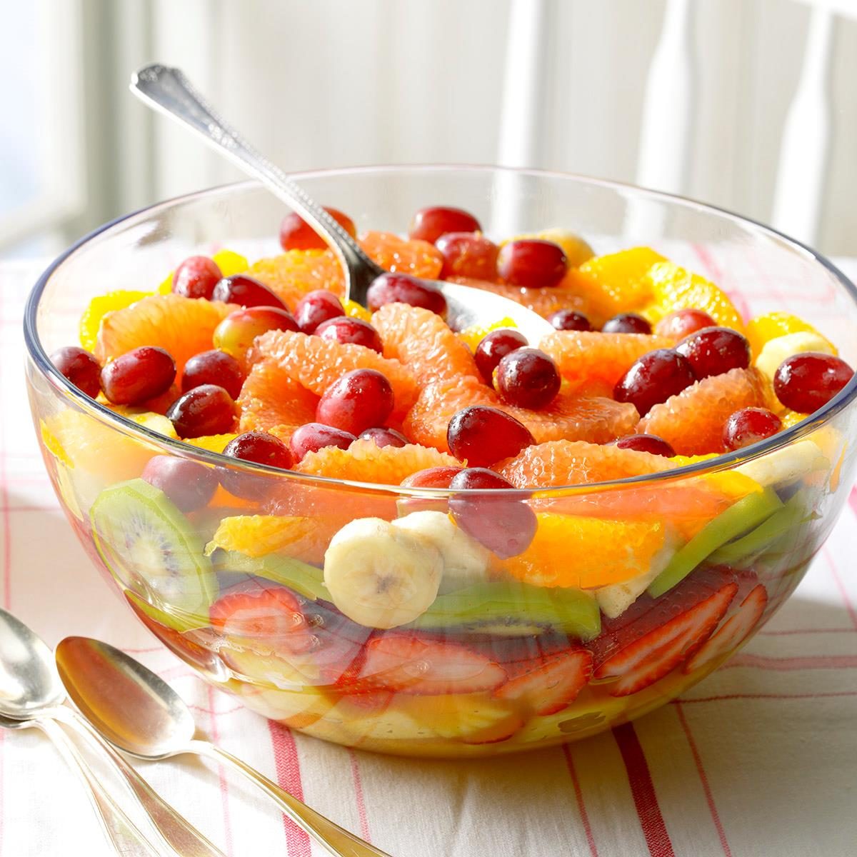 Layered fruit salad Layered fruit salad