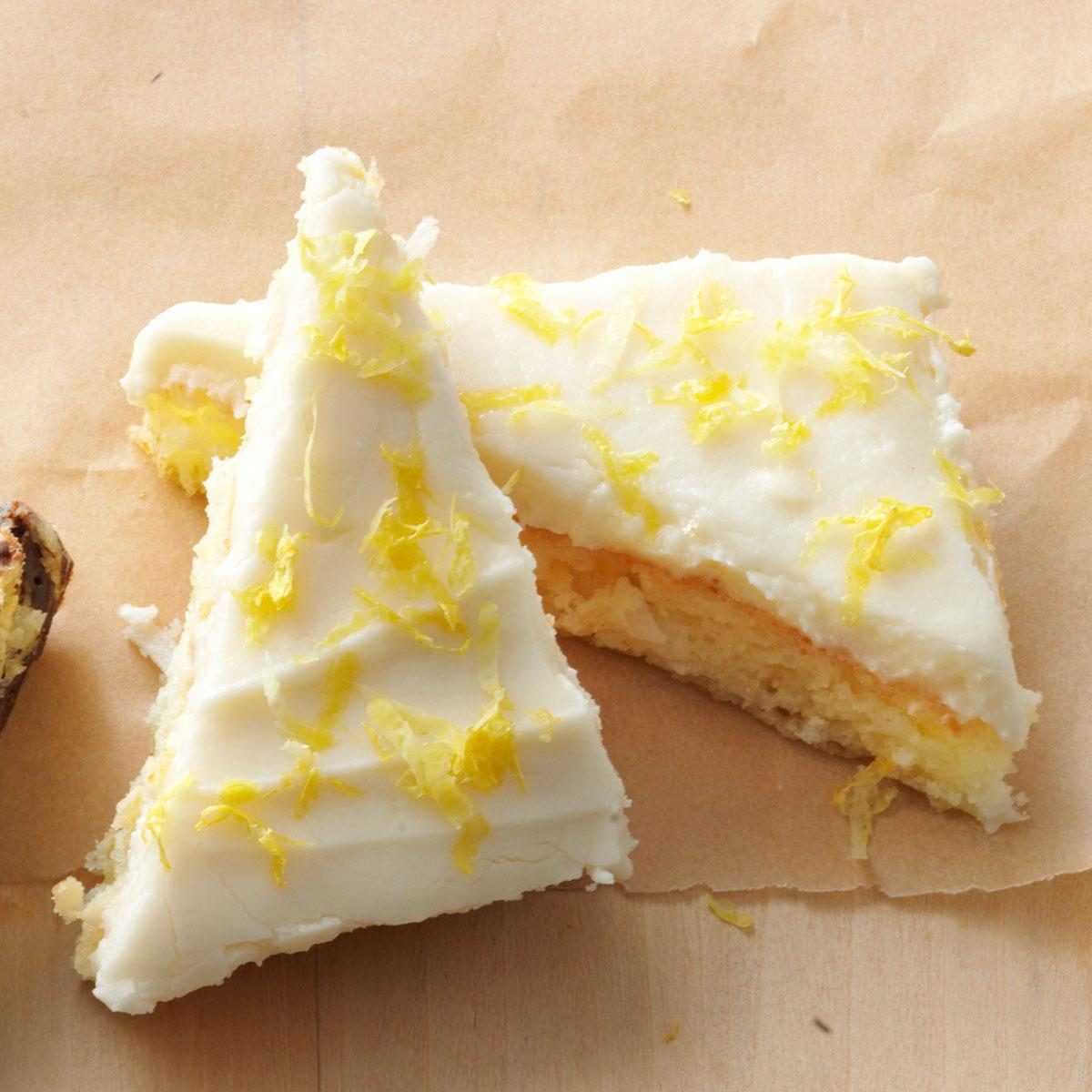 Lemon Angel Cake Bars Lemon Angel Cake Bars