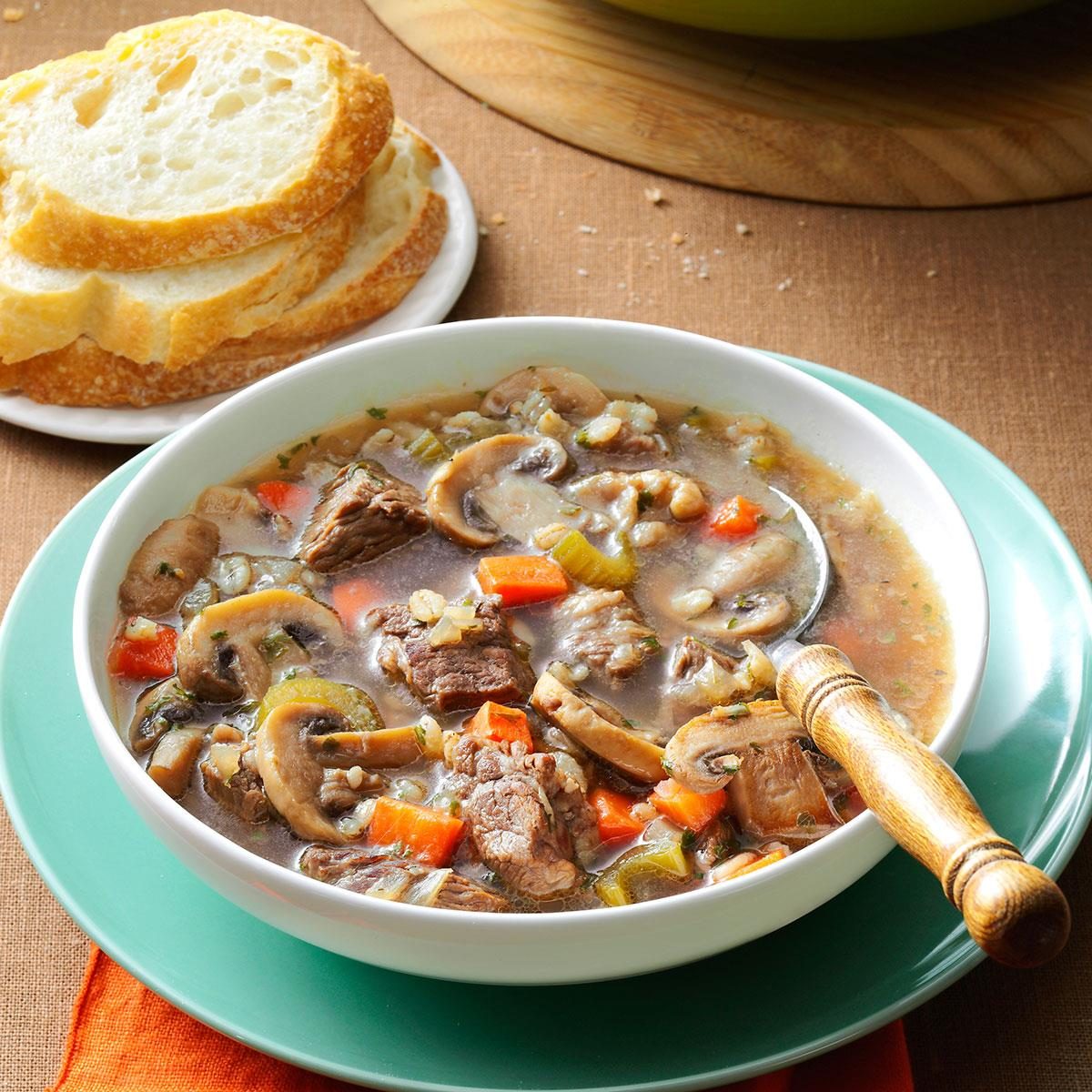 Mushroom Barley Soup Mushroom Barley Soup