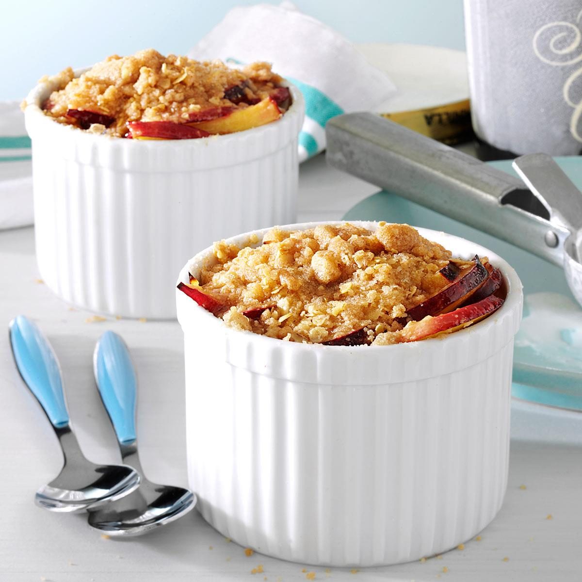 Nectarine Plum Crisps