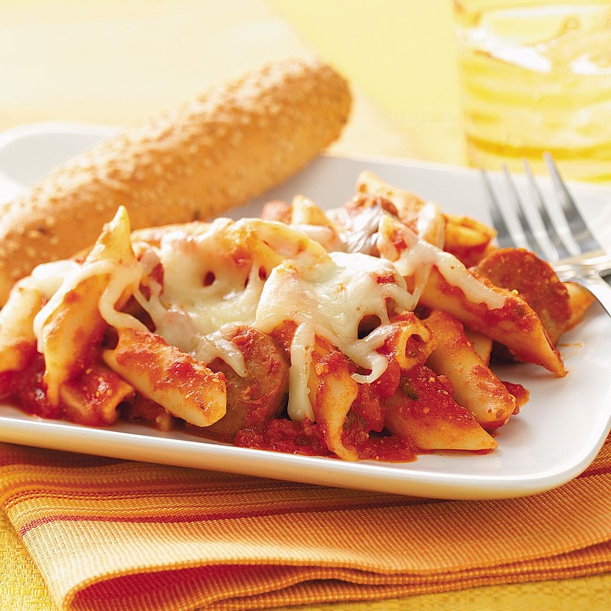 Pasta and Sausage Bake