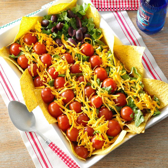 Patriotic Taco Salad Patriotic Taco Salad