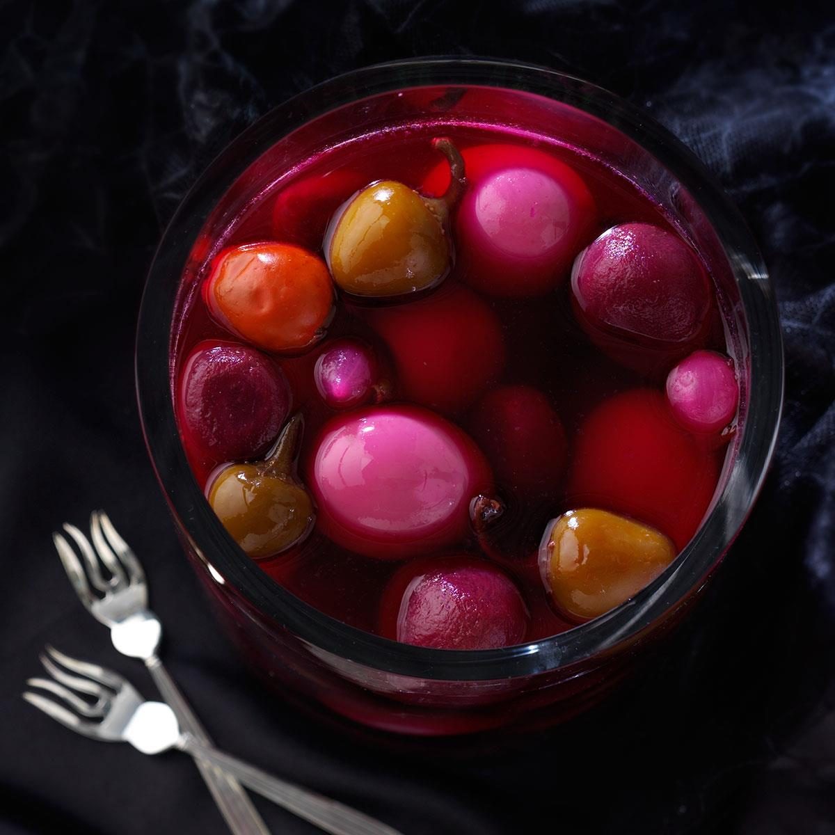 Pickled Eggs with Beets and Hot Cherry Peppers Pickled Eggs with Beets and Hot Cherry Peppers