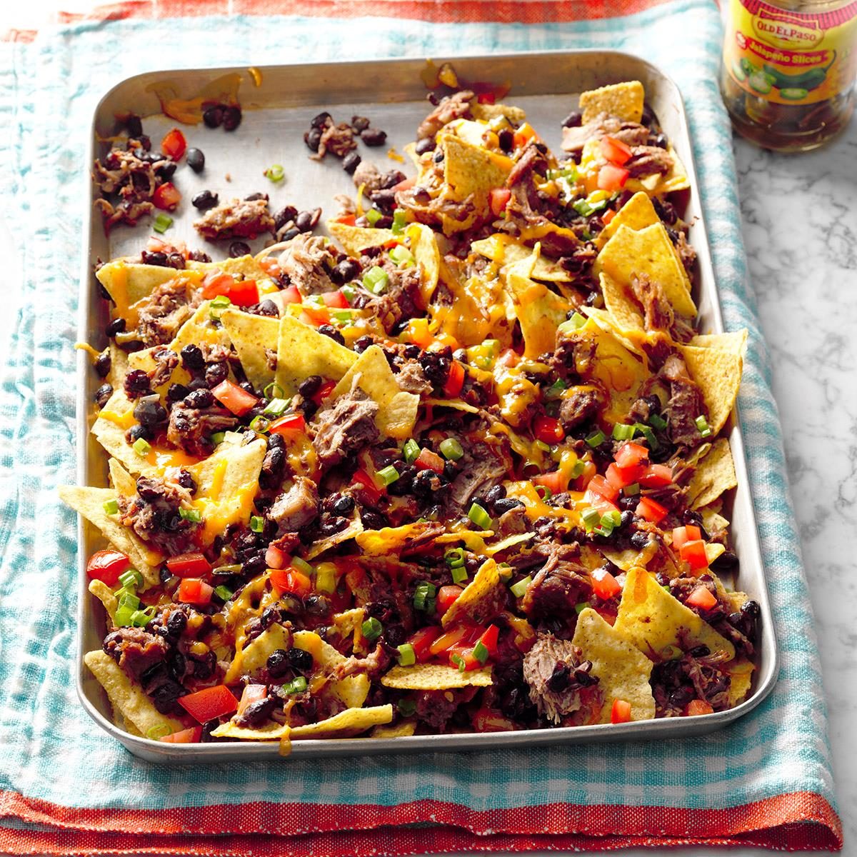 Instant Pot Hearty Pork & Black Bean Nachos