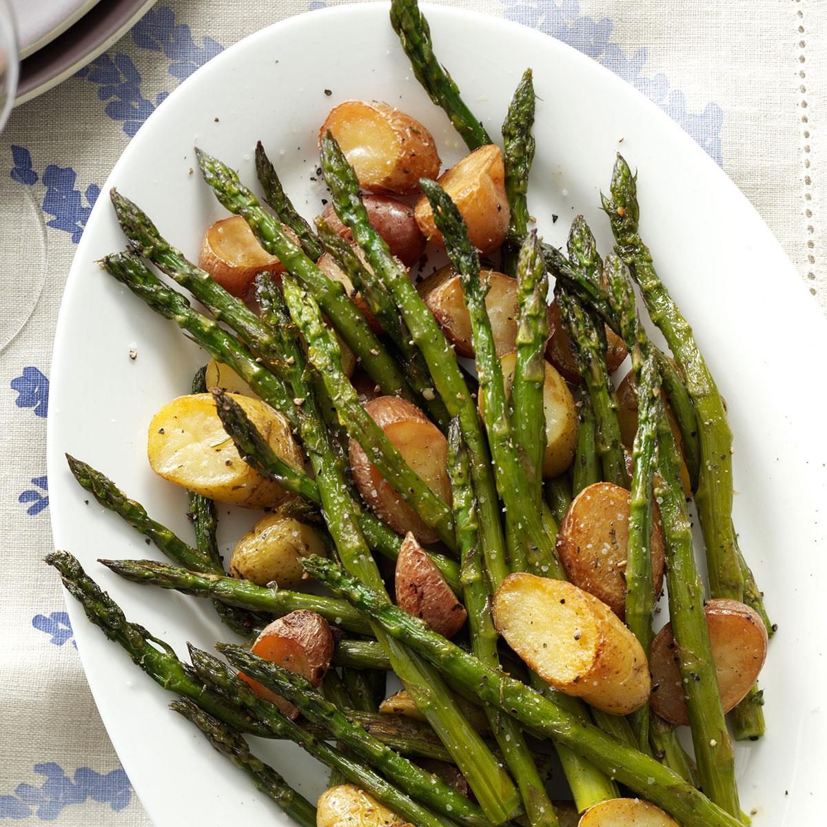 Rosemary Roasted Potatoes and Asparagus Rosemary Roasted Potatoes and Asparagus