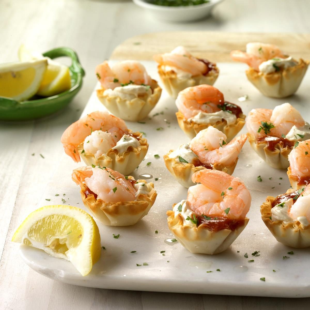 Shrimp tartlets