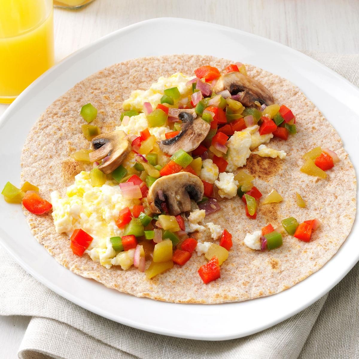 Southwest breakfast wraps