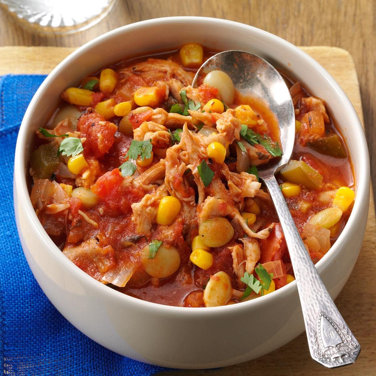 Southwestern Chicken & Lima Bean Stew Southwestern Chicken & Lima Bean Stew