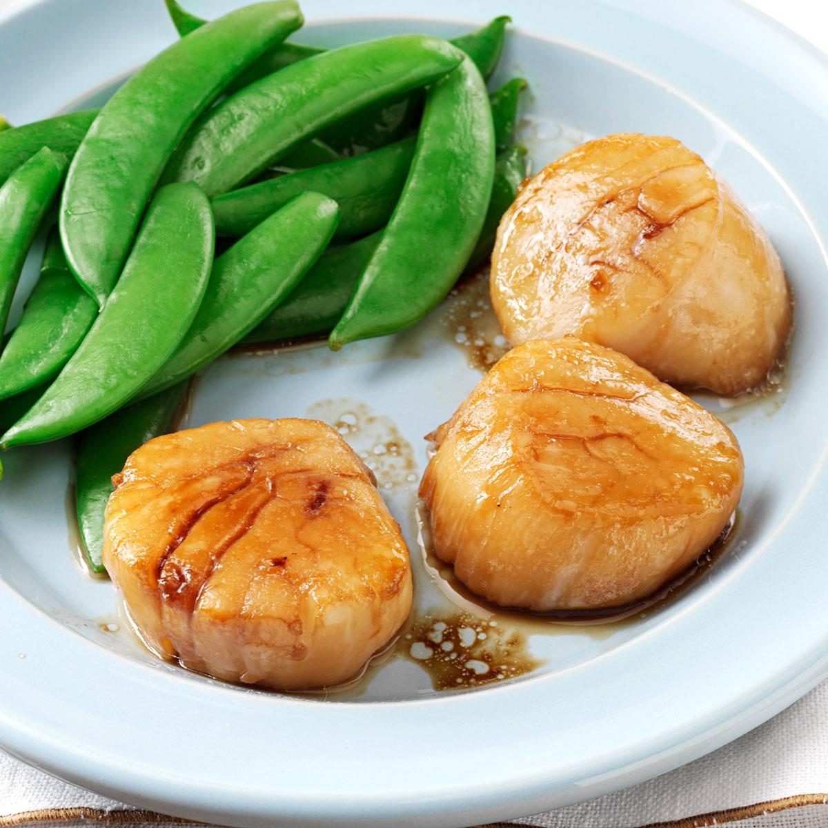 Soy-Glazed Scallops