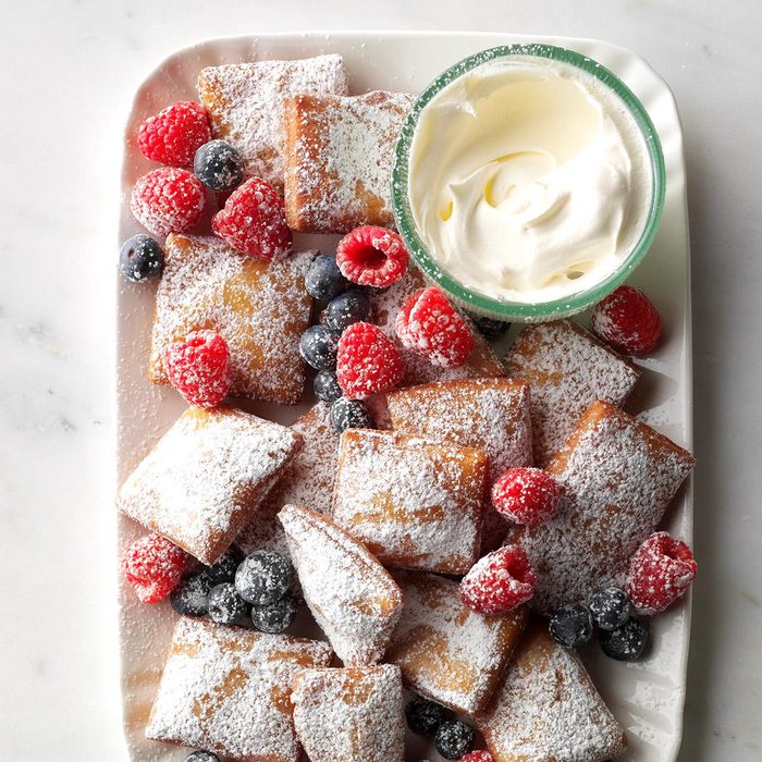 Springtime Beignets & Berries Springtime Beignets & Berries