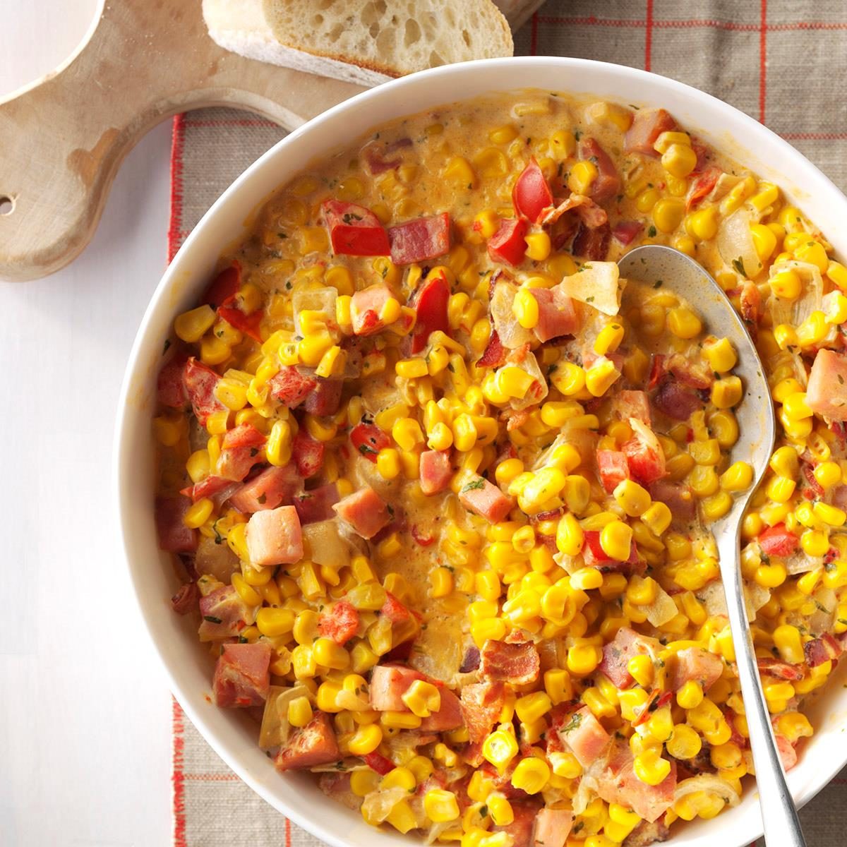 Sweet Onion Creamed Corn