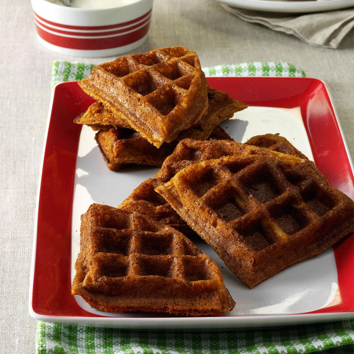 Gingerbread Belgian Waffles
