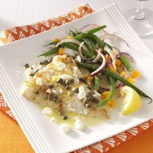 Lemon-Caper Baked Cod