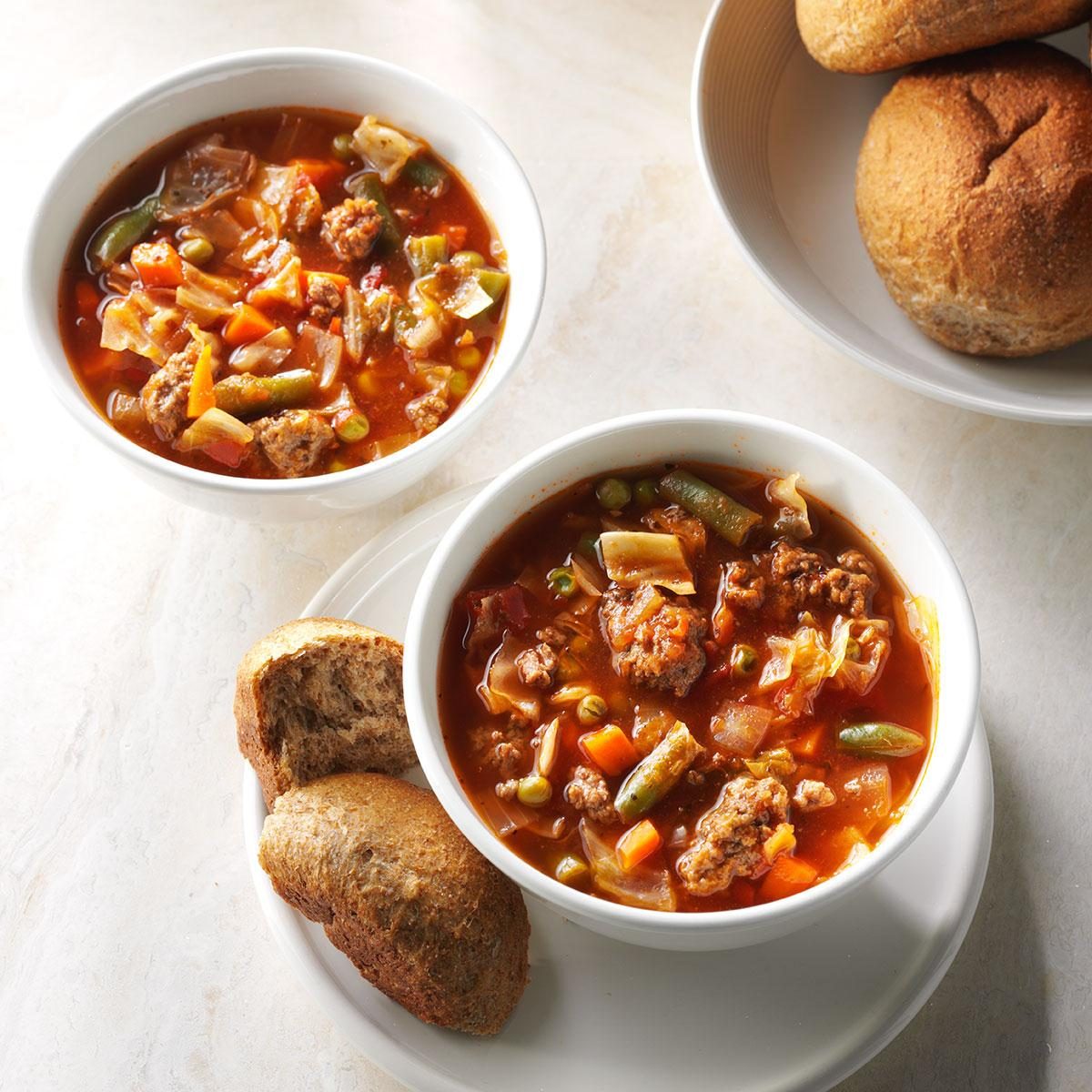 Italian Veggie Beef Soup