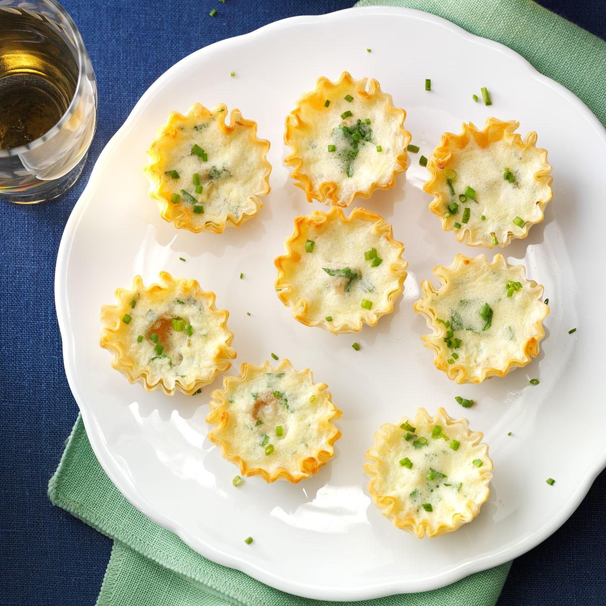 Garlic-Herb Mini Quiches Garlic-Herb Mini Quiches